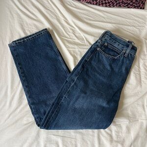 Everlane Women's Rigid Way-High Jeans - Rich Indigo